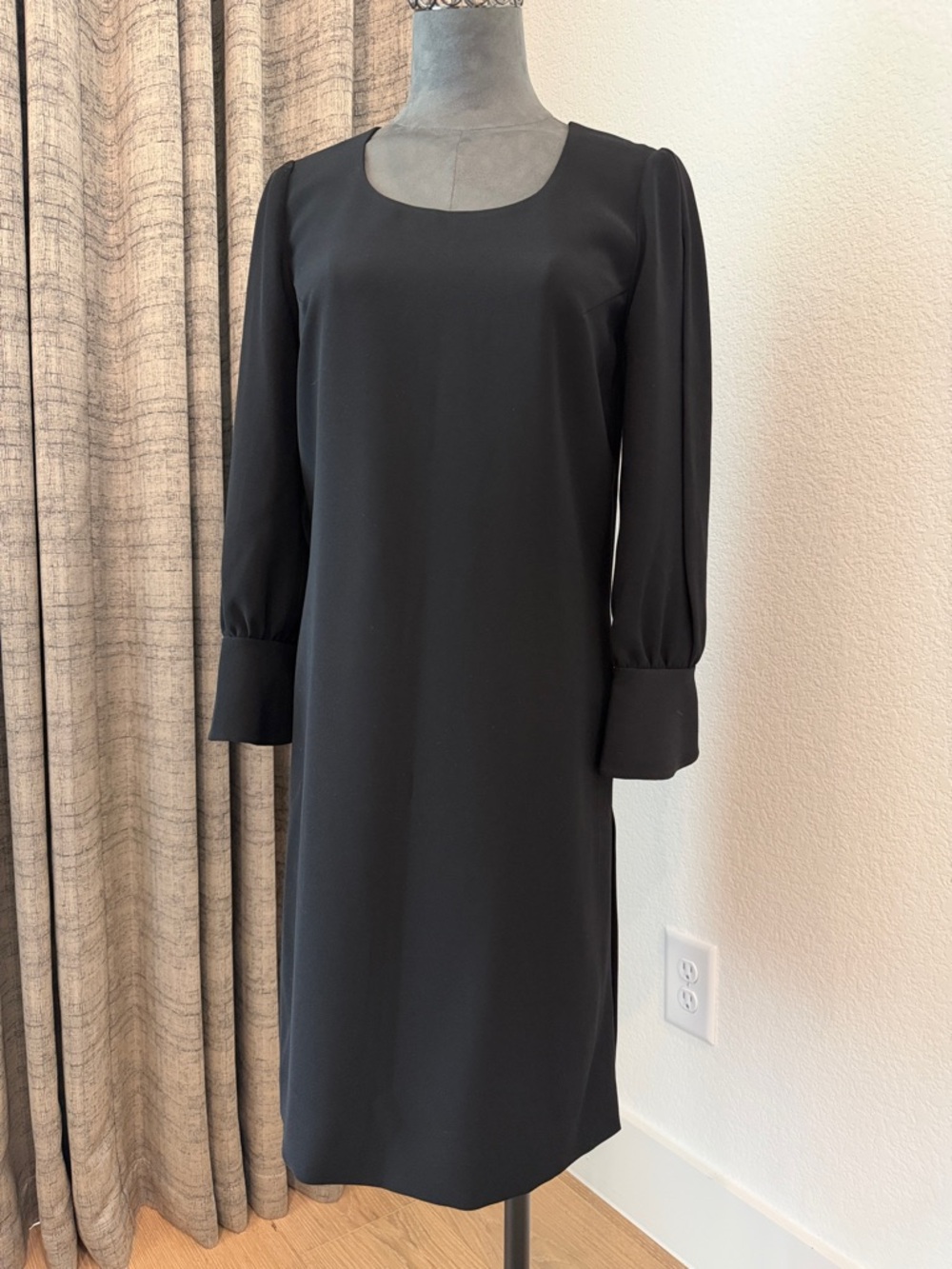 Emporio Armani Black Long Sleeve Dress US 4